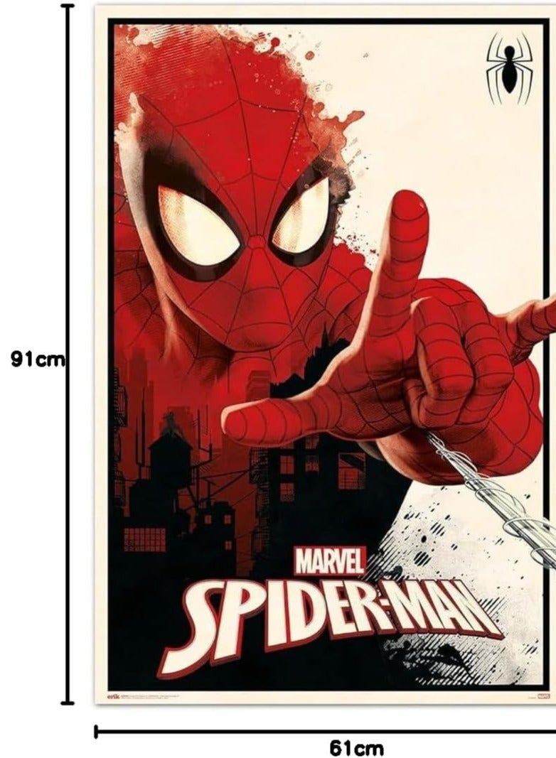 Today Idea Marvel Spider-Man Poster - 36 x 24 inches / 91.5 x 61 cm - Spiderman Poster - Shipped Rolled Up - Cool Posters - Art Poster - Posters & Prints - Wall Posters - Image 3