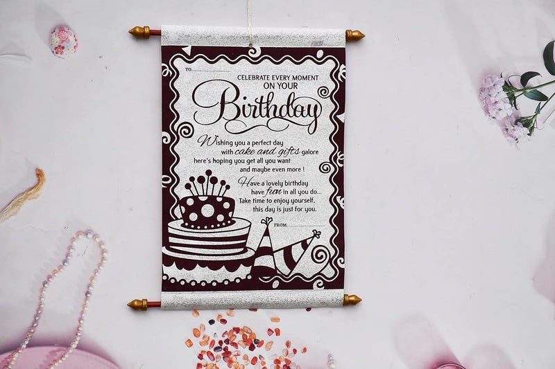 Saugat Traders Birthday Gift for Girls and Women Couple Pen Stand Teddy with Birthday Scroll Card with Coffee Mug Gift for GirlfriendWifeBest FriendGirls Surprise Gift - Image 4