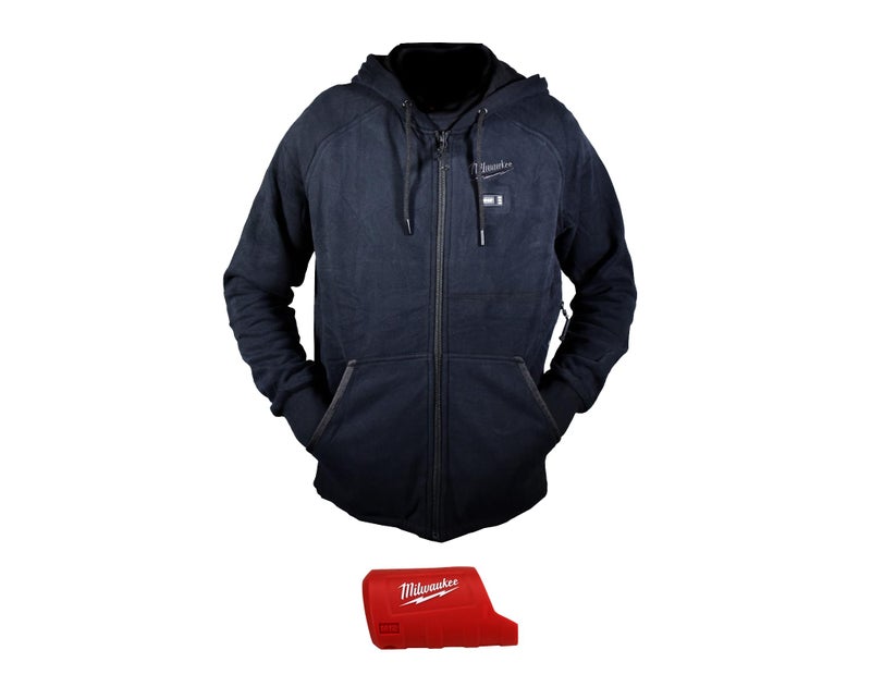 Milwaukee Hoodie M12 12V Lithium-Ion Heated Jacket Front and Back Heat Zones - Battery Not Included (Extra Large, Black) - Image 1