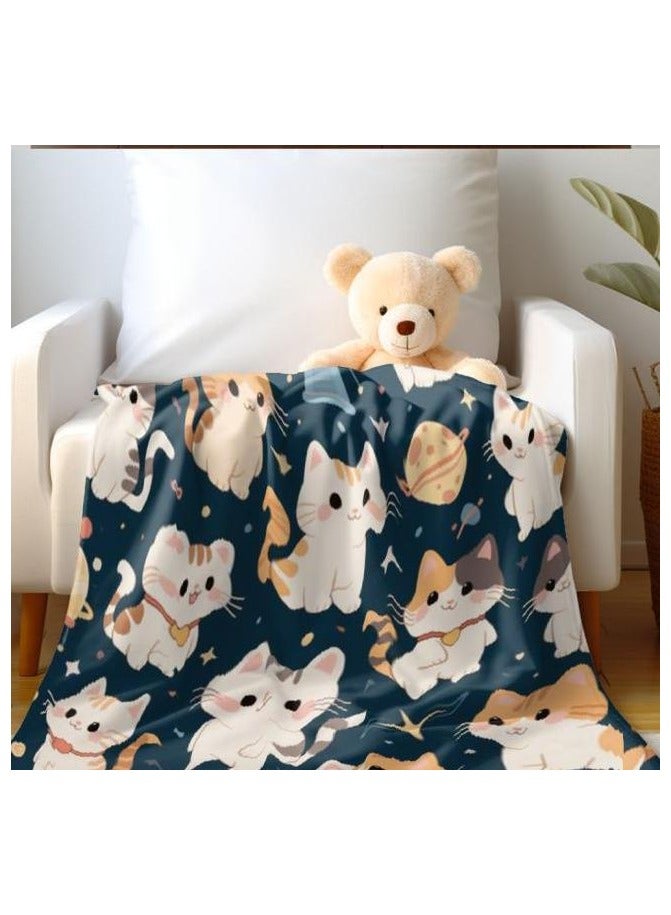 general Flannel thin blanket (warm and comfortable, suitable for sleep, gaming, dust removal and sandproof) 150cm*200cm - 89 - Image 1