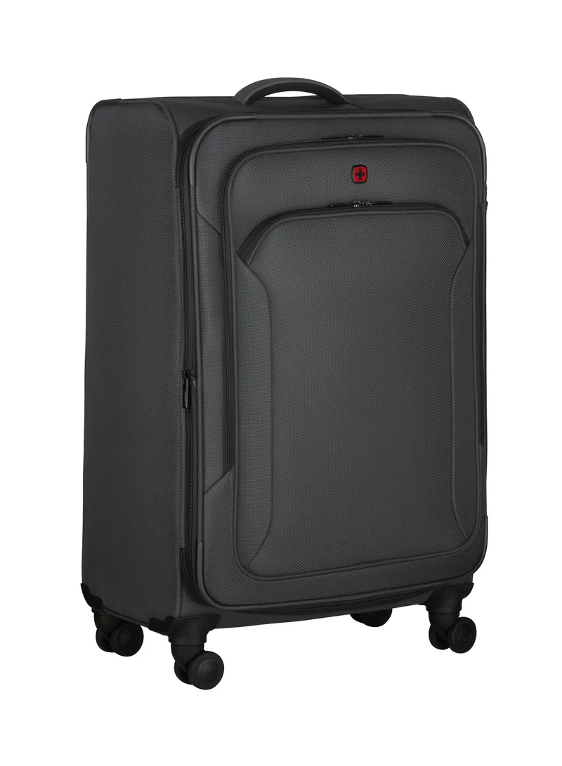 Wenger Vibrave 68cm Medium Softcase 4 Double Wheel Expandable Check-In Luggage Trolley Anthra - 612554
