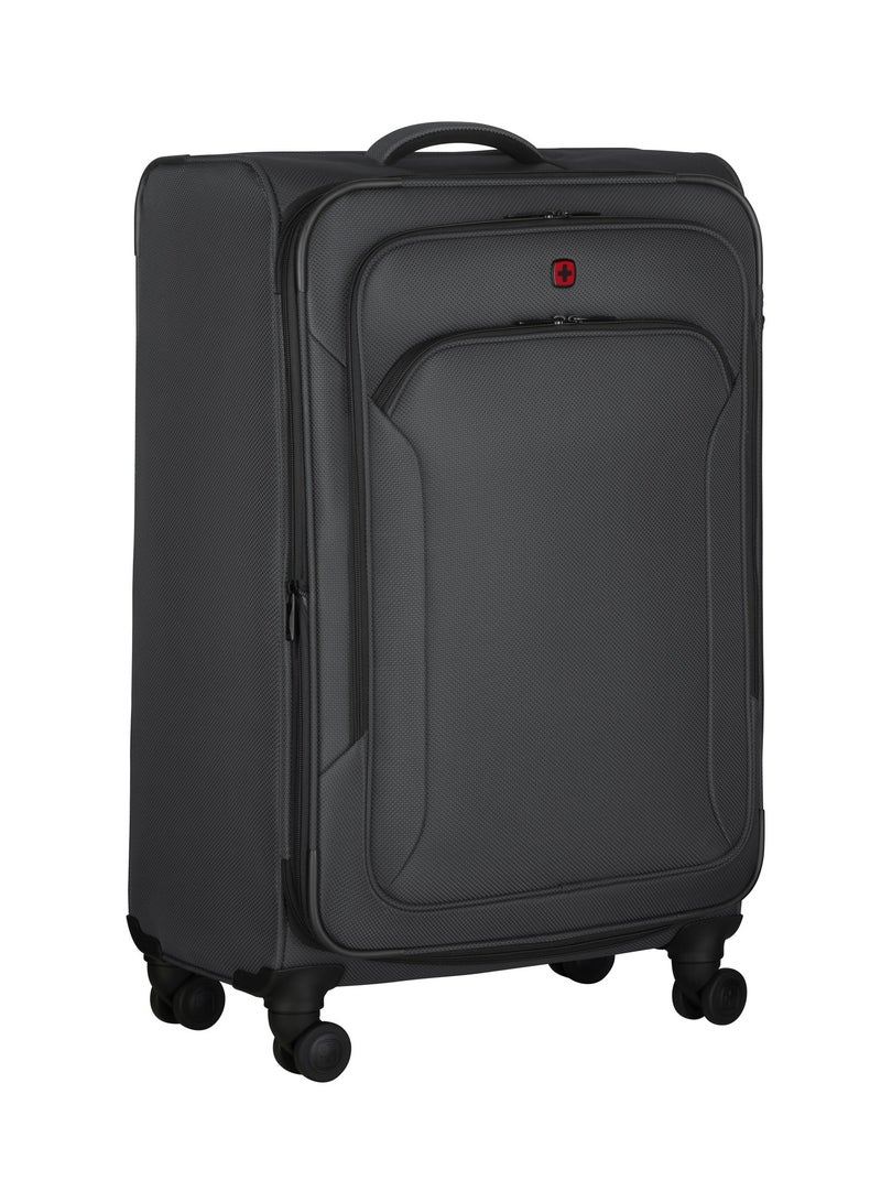 Wenger Vibrave 68cm Medium Softcase 4 Double Wheel Expandable Check-In Luggage Trolley Anthra - 612554 - Image 3