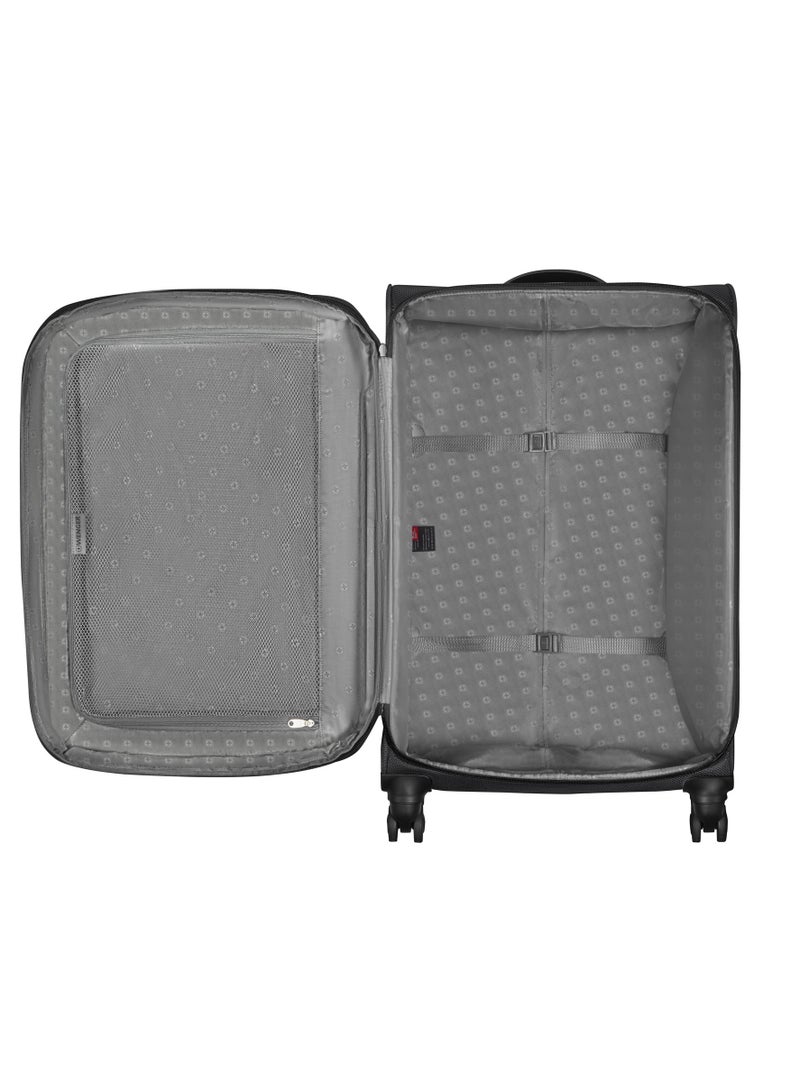 Wenger Vibrave 68cm Medium Softcase 4 Double Wheel Expandable Check-In Luggage Trolley Anthra - 612554 - Image 5