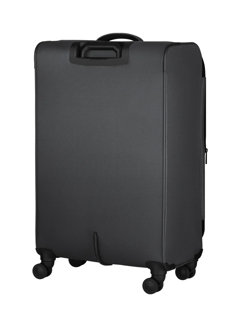 Wenger Vibrave 68cm Medium Softcase 4 Double Wheel Expandable Check-In Luggage Trolley Anthra - 612554
