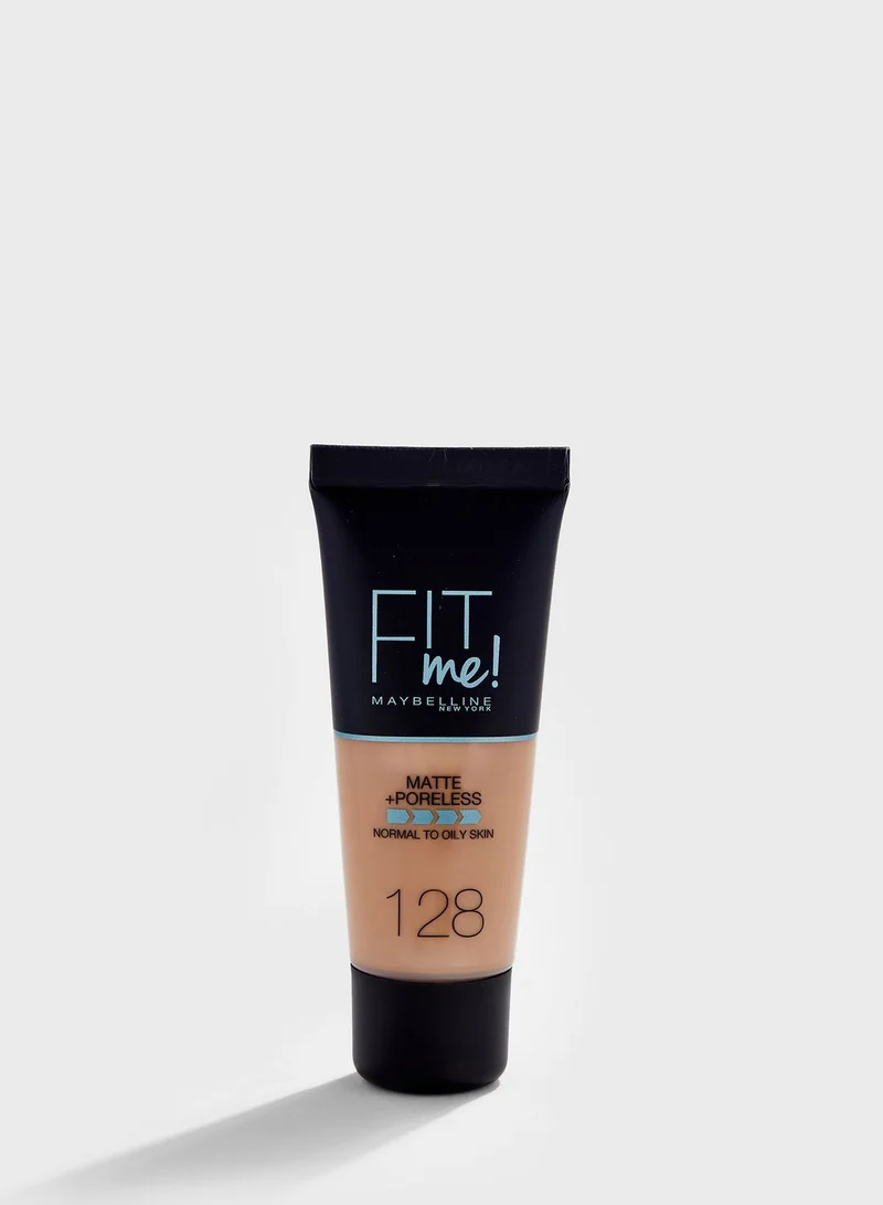 MAYBELLINE NEW YORK Fit Me Matte & Poreless Foundation - 128 Warm Nude