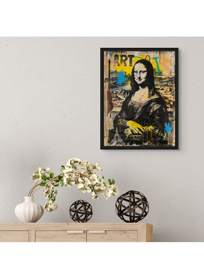 آرت دیکور  ديكور فني مؤطر صورة فنية جميلة طباعة الموناليزا فن البوب ​​مطبوعات نابضة بالحياة ديكور الحائط لغرفة المعيشة غرفة النوم مكتب استوديو ديكور المنزل - Image 3
