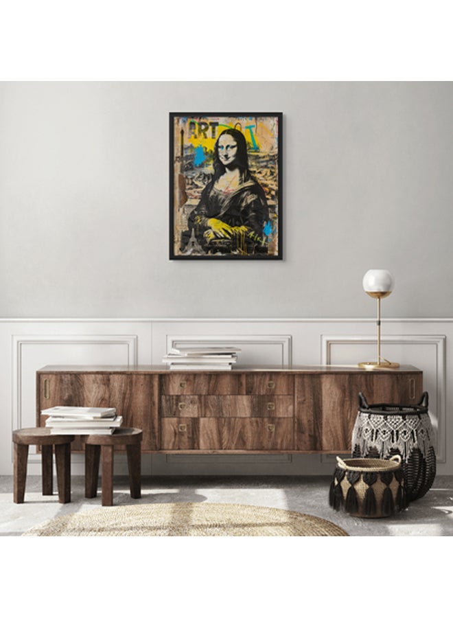 آرت دیکور  ديكور فني مؤطر صورة فنية جميلة طباعة الموناليزا فن البوب ​​مطبوعات نابضة بالحياة ديكور الحائط لغرفة المعيشة غرفة النوم مكتب استوديو ديكور المنزل - Image 2