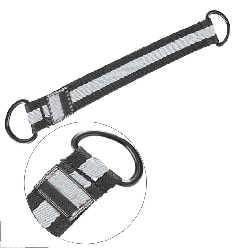 Tree Swing Strap 100 Kg Bearing Capacity Anti-wear - Corrosion Resistant Swing Connecting Belt With Metal D-Ring Buckle for Classic Tree Swings Porch Yard Swings Kids Swings - Image 3