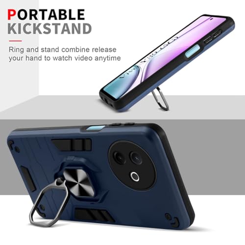 AIBEX Armor Back Cover Compatible for Vivo Y39 5G| Rugged Shockproof Case with Ring Holder & Kickstand | Military-Grade Protection | Magnetic Car Mount Compatible - Image 5