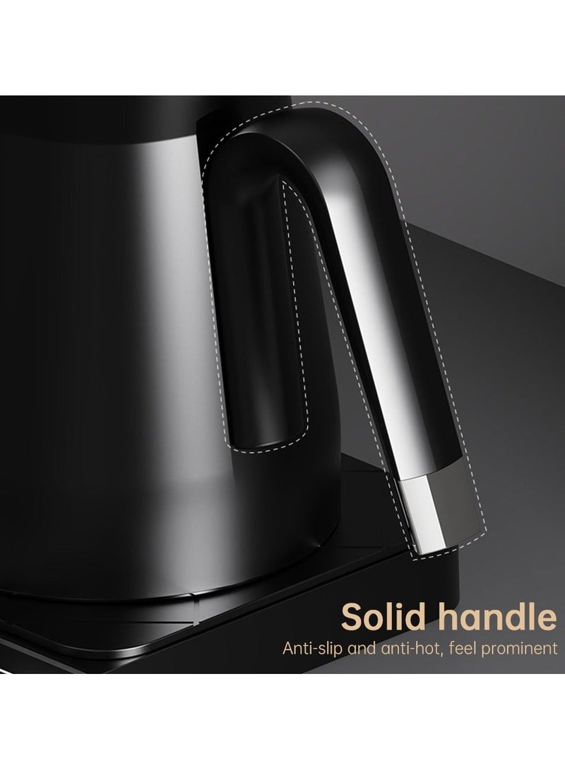 800ml Electric Gooseneck Coffee Kettle, 1350W Stainless Steel, Temperature Control & One-Touch Coffee Function, Quick Heat & 24h Keep Warm, Ideal for Home, Office & Café - Image 5