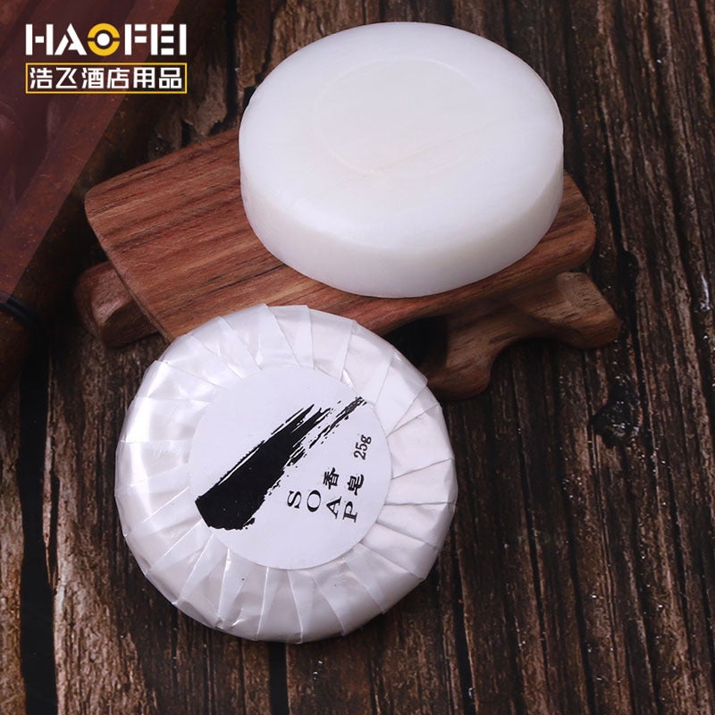 Generic Guestroom Disposable Bath Soap Rounds 20 grams ink figure round soap