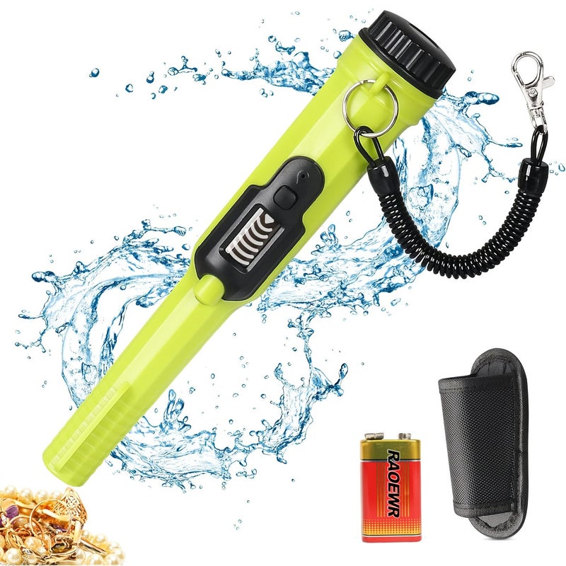 1pc Metal Detector Pinpointer With LCD Display IP68 Full Waterproof Pin Pointer Wand 3 Modes Handheld Pinpointing Finder Probe Treasure Hunting With Belt Holster For Adults Battery Included Orange - Image 3