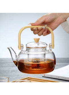 ماركة غير محددة إبريق شاي زجاجي بايركس عالي التحمل  - Image 1