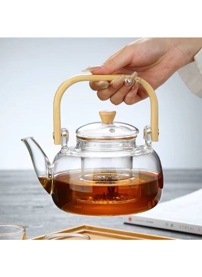 Heavy-Duty Pyrex Glass Teapot  - Image 1