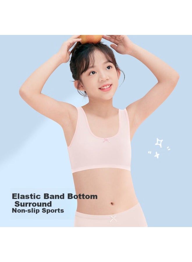 Mei Ya Ting Anti-p Children's Underwear For Developmental Period Of Primary School Girls Pure Cotton Class A Stage One 12-year-old Girls Teenage Bra - Image 4