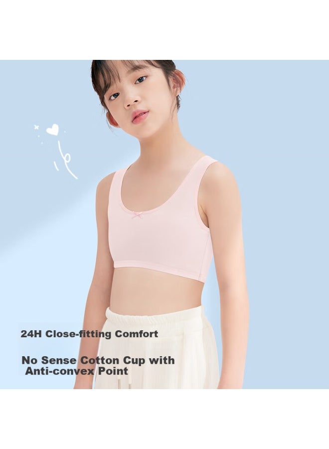 Mei Ya Ting Anti-p Children's Underwear For Developmental Period Of Primary School Girls Pure Cotton Class A Stage One 12-year-old Girls Teenage Bra - Image 5