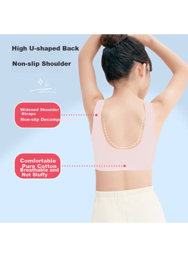 Mei Ya Ting Anti-p Children's Underwear For Developmental Period Of Primary School Girls Pure Cotton Class A Stage One 12-year-old Girls Teenage Bra - Image 3