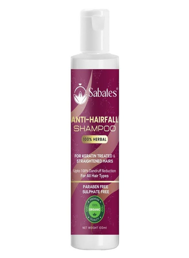 Sabates Anti-Hairfall Shampoo For Strong, Smooth and Silky, Anti Dandruff Shampoo|Controlling Dandruff & Hair fall | Suitable for All Hair Types | Enriched with advanced quality ingredients - Image 1