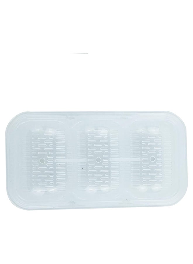 Home Pro Homepro Plastic Sushi Roller Sushi-Making Companion Craft Perfect Sushi Rolls With Ease Precision And Style With Plastic Sushi Roller White 10.5x5.5 cm  - Image 1