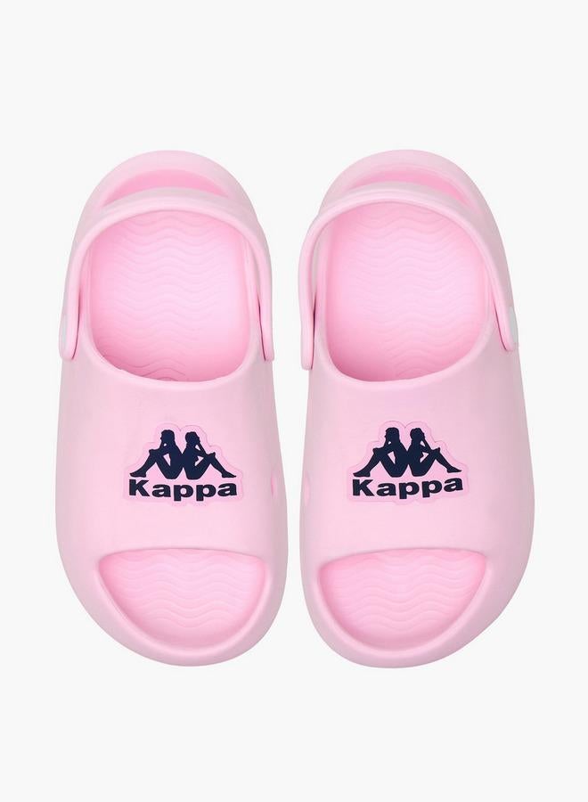 Kappa صنادل مع حزام خلفي، طباعة شعار - Image 1