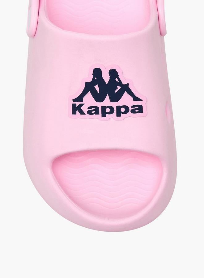 Kappa صنادل مع حزام خلفي، طباعة شعار - Image 3