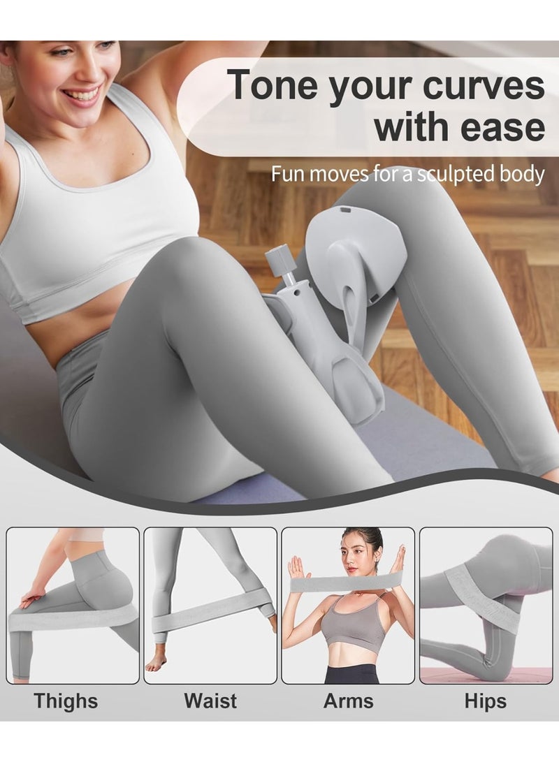 Bukela Upgraded Inner Thigh Exerciser, Kegel Exerciser, Adjustable Pelvic Floor Muscle Strengthening Exercise Devices, Hip Pelvic Trainer for Postpartum Recovery, Thigh Toner Workout Equipment - Image 4