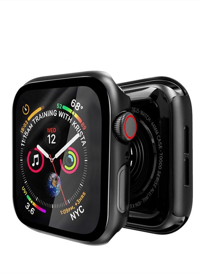 3-Piece Screen Protection Curved Surface Design Seamless Hd Watch Film High Quality Soft Scratch-resistant Suitable For Apple Watch 7 High Transparent Waterproof And Shatter-resistant Multilayer Tem - Image 2