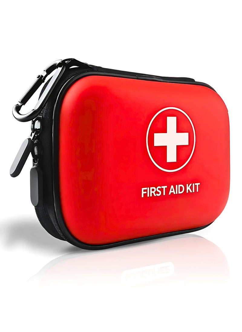 AREXA AREXA First-Aid-Kit for Car, Home, Travel, Camping, Businesses, 200pcs Compact Waterproof Hard Case, Public Emergency Medical Kits – Ideal for Survival, Vehicle, Boat, Sports, Hiking, Office  - Image 1