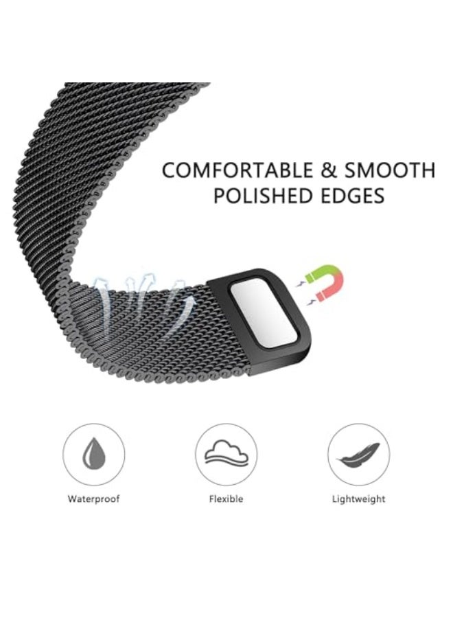 SOLOLUP Milanese Strap Compatible with Apple Watch Bands 38mm 40mm 41mm 42mm ,Stainless Steel Magnetic Clasp Replacement Band for iWatch Series 11/10/9/8/7/6/5/4/SE/SE2/SE3 - Image 5