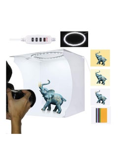 SYOSI Dimmable LED Light Photo Studio Box with White/Warm/Soft Lighting, Highlight Portable Studio Set Small Photo Props Equipment  for Small Items Like Jewelry  - Image 1