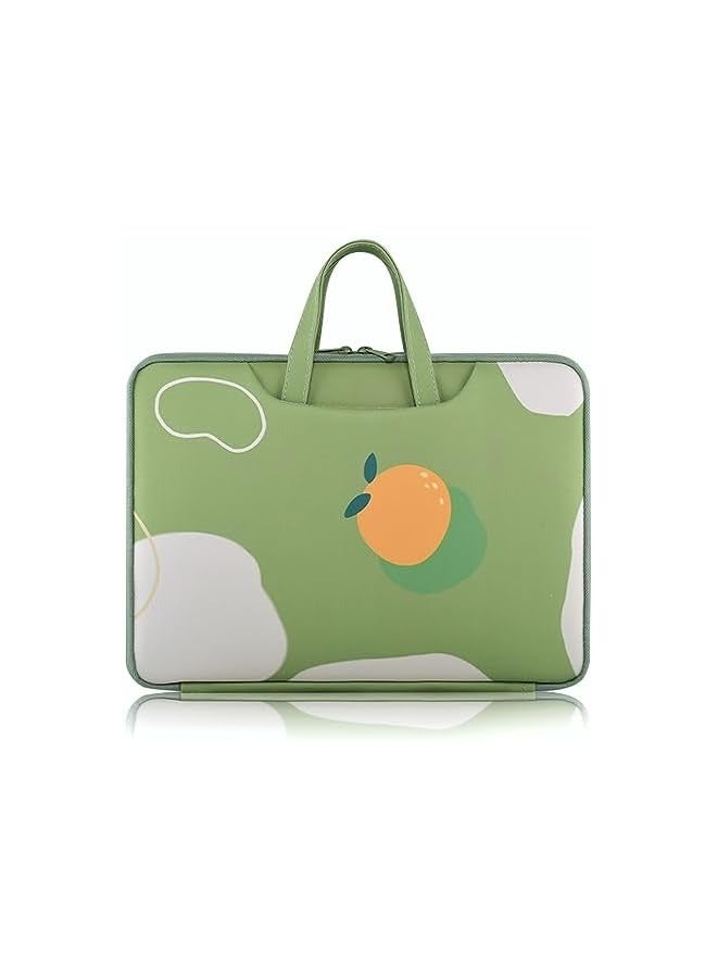 PROMASS Laptop Sleeve Case for 13 Inch MacBook Air M1 M2 2022-2018,MacBook Pro M1 M2 2022-2016,13.5" Surface Book 2 3,Dell XPS 13,Asus Chromebook, 13.3 Inch Waterproof Computer Bag Case(Green)  - Image 2