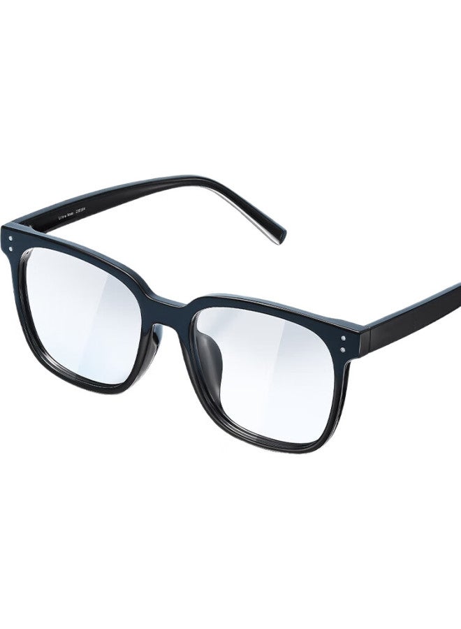 EYEPLAY (Eyeplay) Plain Black Frame Myopia Glasses For Women With Blue Light Radiation Protection, Myopia With Optional Prescription, Zeiss Lenses, Bao Dao Glasses - Image 1