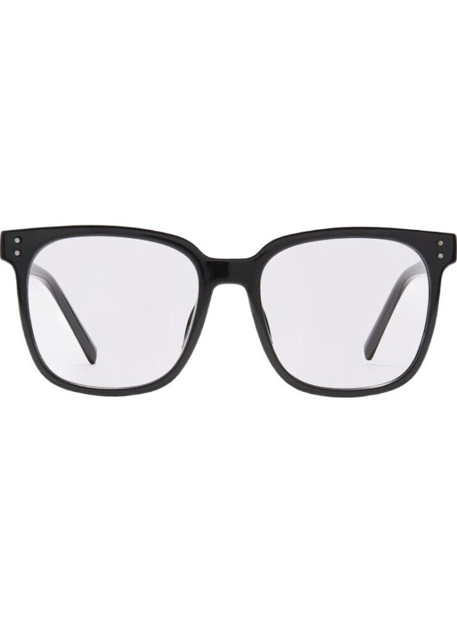 EYEPLAY (Eyeplay) Plain Black Frame Myopia Glasses For Women With Blue Light Radiation Protection, Myopia With Optional Prescription, Zeiss Lenses, Bao Dao Glasses - Image 2
