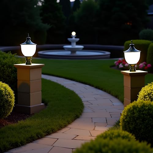 BrightLyt BrighLyt Water Resistance Gate Light, Gate Lamps for Main Gate, Outdoor Lights, Pillar gate Light, Farmhouse and Decorative Lights (GL07, Pack of 1) - Image 3