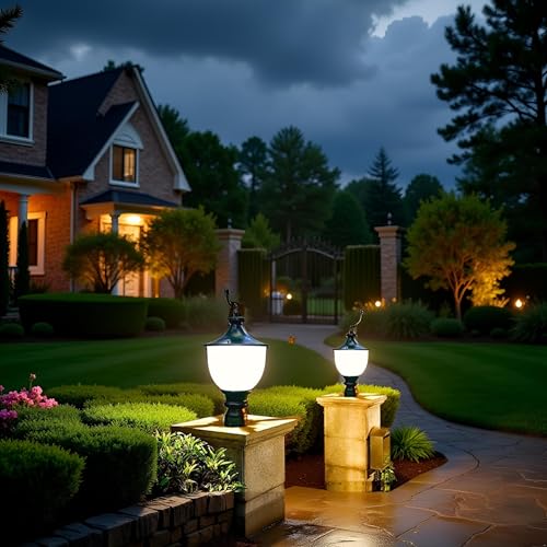 BrightLyt BrighLyt Water Resistance Gate Light, Gate Lamps for Main Gate, Outdoor Lights, Pillar gate Light, Farmhouse and Decorative Lights (GL07, Pack of 1) - Image 4