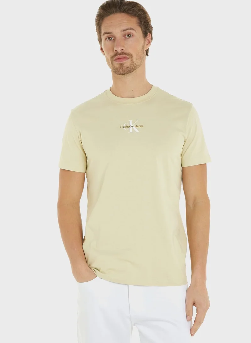 Calvin Klein Jeans Logo Crew Neck T-Shirt