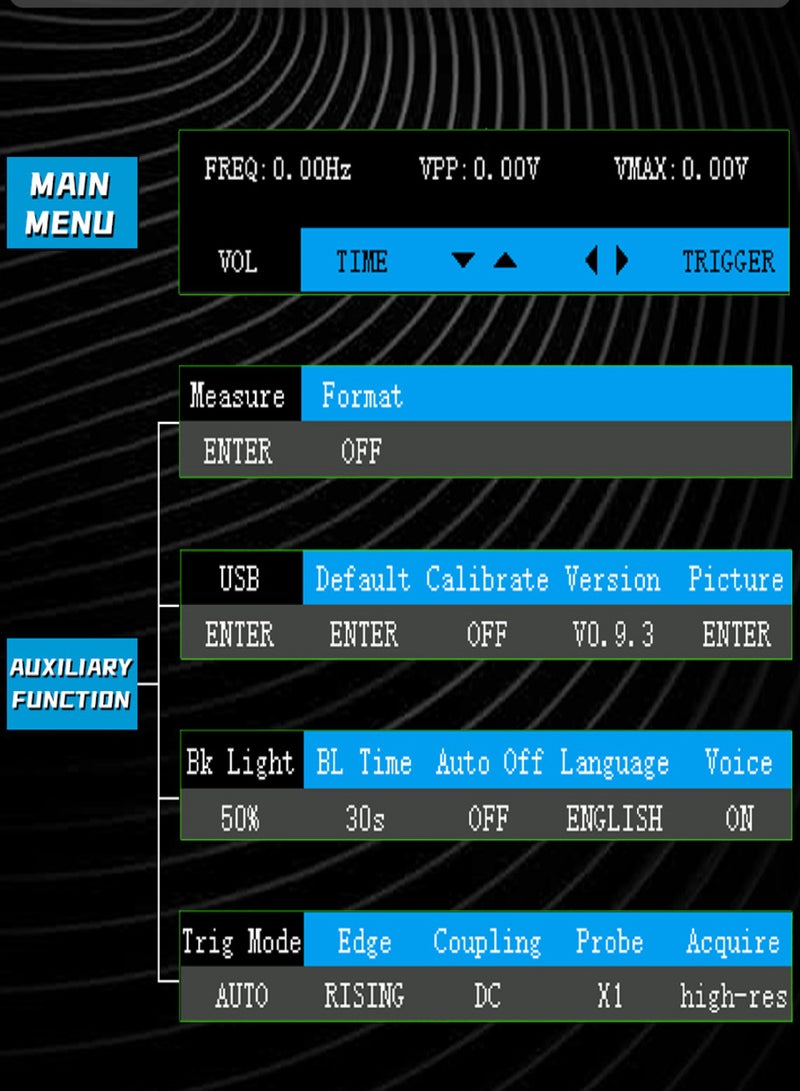 BSIDE-OT2 Digital 2.8-inch TFT Display Oscilloscope Handheld Oscope Meter 10Mhz Bandwidth 48MSa/S Sampling Rate Data with Data Storage Function for DIY and Electronic Test - Image 2