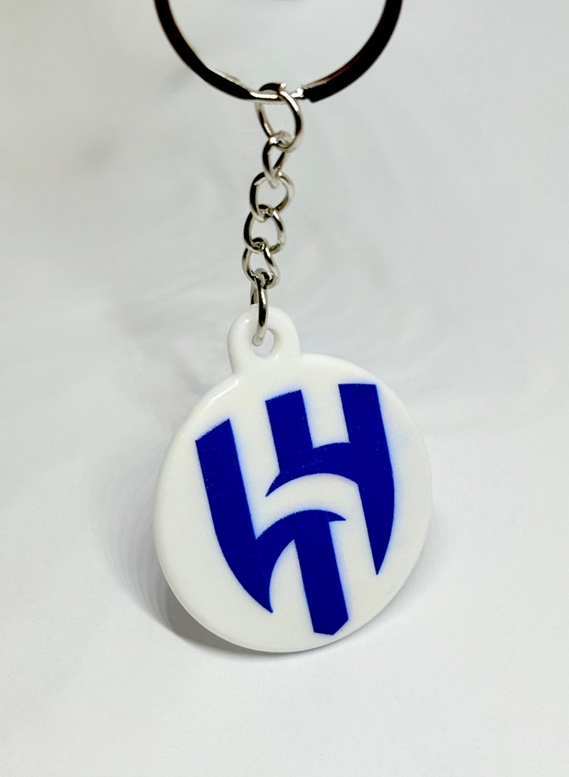 Al Hilal Club Keychain, Al Hilal Club Keychain for Boys, Al Hilal Logo Keychain, Keychain for Adults and Kids, Keyring, Wallet and Bag Charm, Car, Wallet and Bag Charm, Al Hilal Club Logo Keychain, Perfect Gift. - Image 2