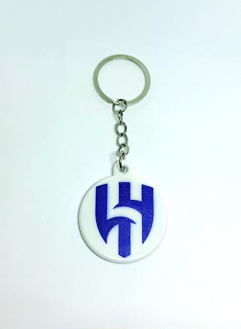 Al Hilal Club Keychain, Al Hilal Club Keychain for Boys, Al Hilal Logo Keychain, Keychain for Adults and Kids, Keyring, Wallet and Bag Charm, Car, Wallet and Bag Charm, Al Hilal Club Logo Keychain, Perfect Gift. - Image 4