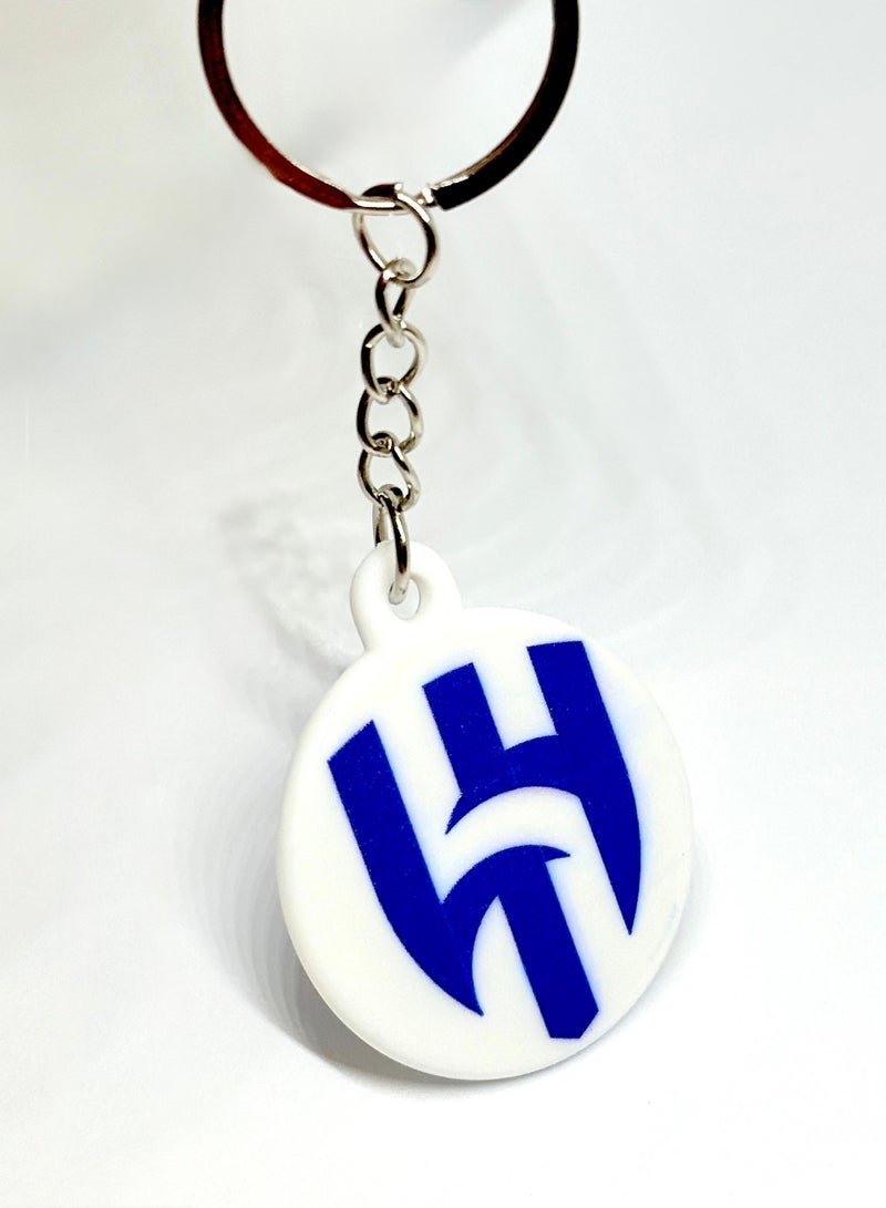 Al Hilal Club Keychain, Al Hilal Club Keychain for Boys, Al Hilal Logo Keychain, Keychain for Adults and Kids, Keyring, Wallet and Bag Charm, Car, Wallet and Bag Charm, Al Hilal Club Logo Keychain, Perfect Gift. - Image 3