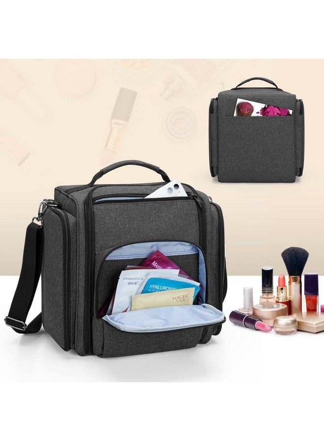 BAFASO Makeup Bag Cosmetic Bag with 4 Inner Removable Pouches, Multifunctional Travel Makeup Case (Patent Pending), Black - Image 5