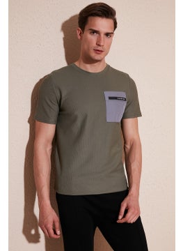 Buratti Printed Slim Fit Crew Neck Cotton T Shirt Men's T Shirt 5902351  - Image 1