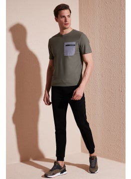 Buratti Printed Slim Fit Crew Neck Cotton T Shirt Men's T Shirt 5902351  - Image 2