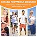 VANRUID Headbands for Women 8PCS SummerExclusive Headband Non Slip Sports Headband Elastic Soft Running Fashion Headband Absorb Sweat Headbands for Men for Women for Working Out Travel - Image 2