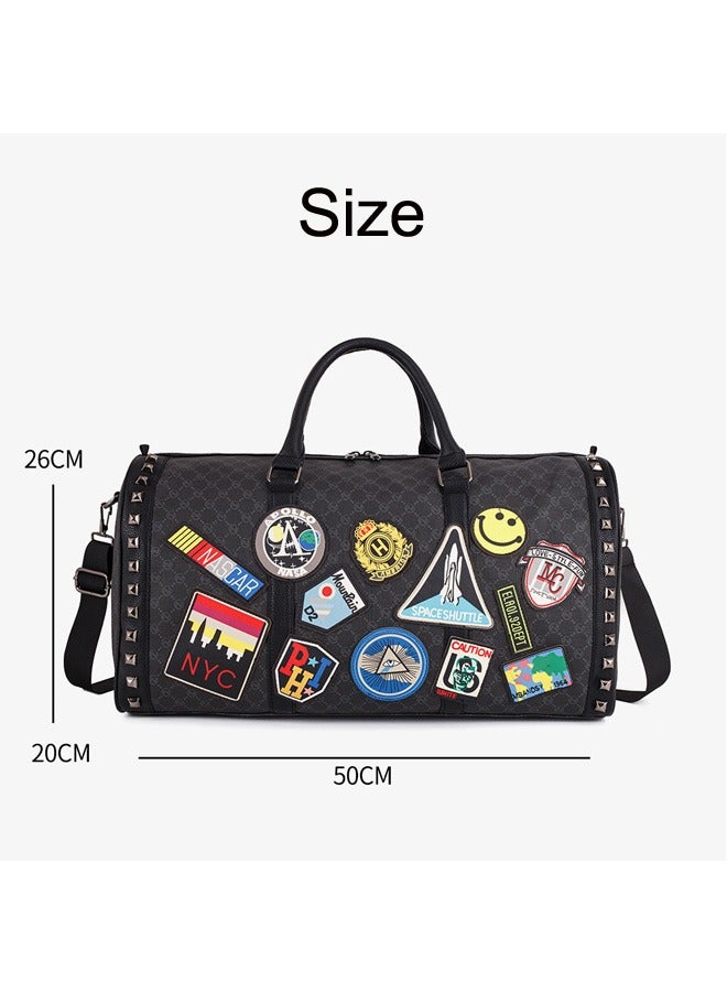 أفهوغو حقائب سفر كبيرة الحجم للرجال والنساء من البولي يوريثان، وحقائب اللياقة البدنية الرياضية، وحقيبة سفر واق من المطر لعطلة نهاية الأسبوع - Image 3