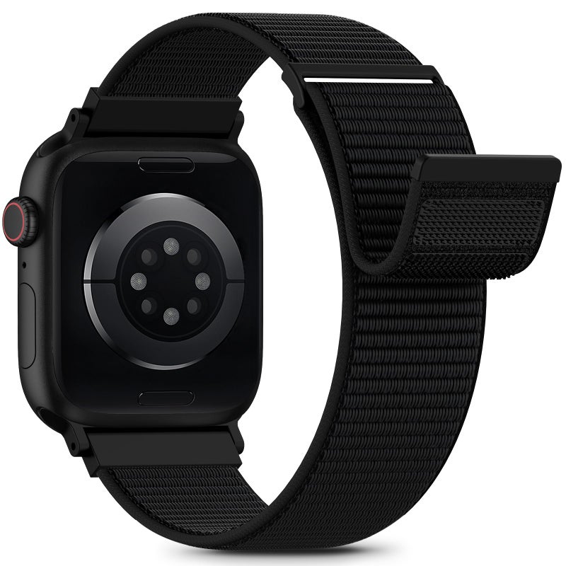 Sunnywoo Nylon Loop Sport Band Compatible with Apple Watch Bands 44mm 45mm 46mm 49mm 42mm for Women Men, iWatch Wrist Straps for Ultra 3 2, Se, Series 11 10 9 8 7, Breathable, Soft Band Ideal for Outdoor - Image 1