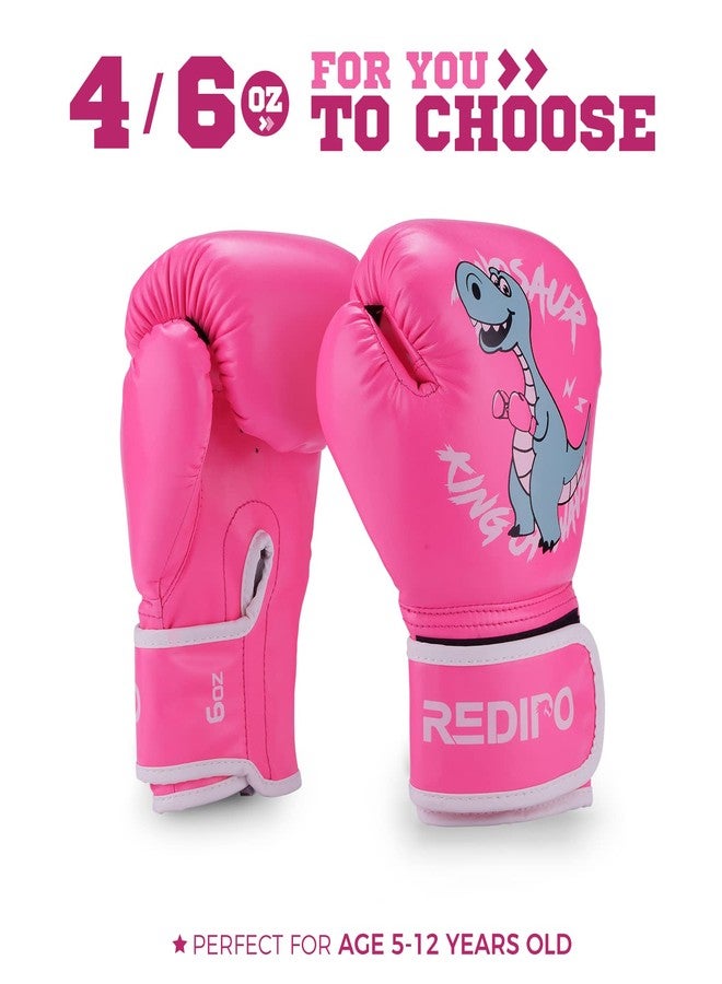 Redipo Kids Boxing Gloves for Boys and Girls, Youth Boxing Training Gloves for Kids 3-15, 4&6OZ Punching Bag Kickboxing Thai Mitts MMA Training Sparring Gloves - Image 3