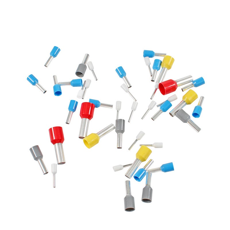 Tube Type Terminal 1000 Copper Nickel Plated Ve European Style Pin Cold Press Terminal Wiring Pin Tube Press Ear Pre-Insulated - Image 4