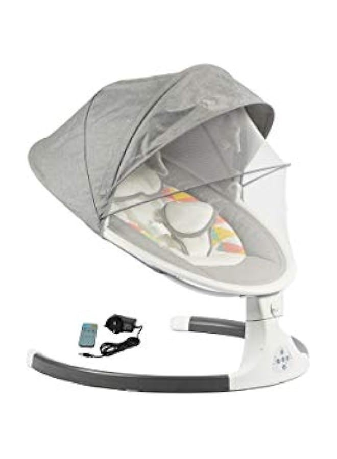 كرسي هزاز كهربائي وارجوحة للاطفال - Image 1