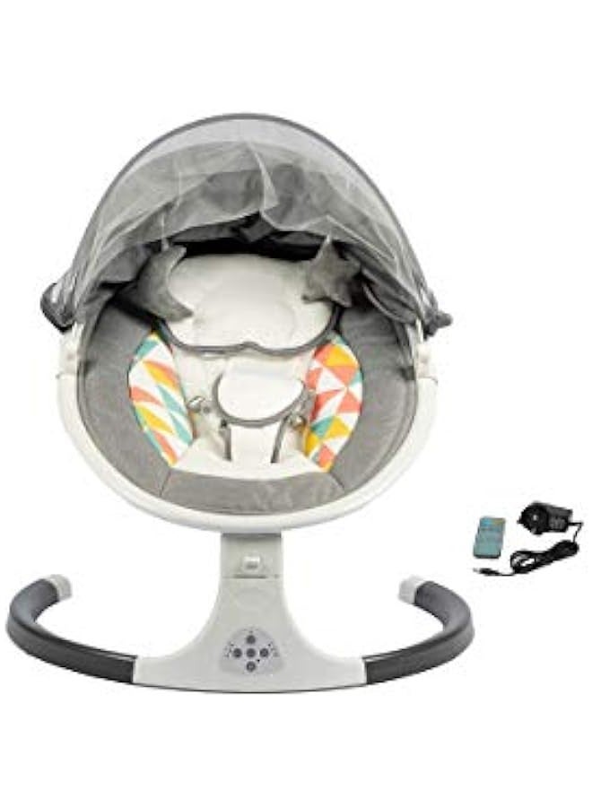 كرسي هزاز كهربائي وارجوحة للاطفال - Image 2